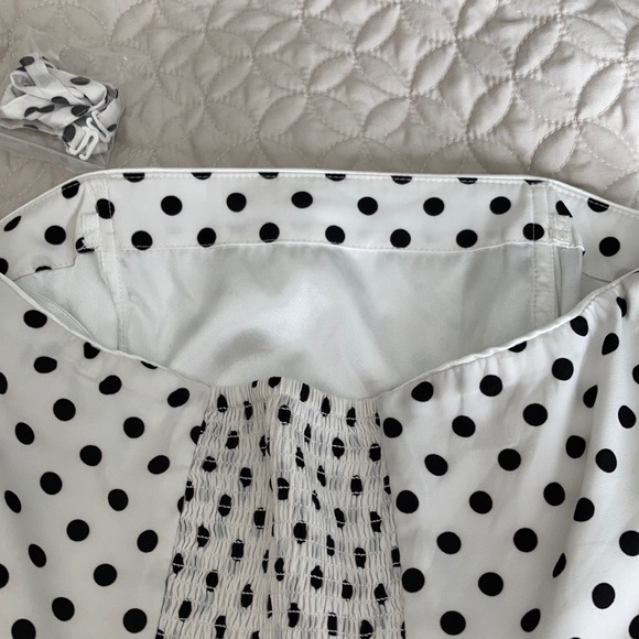 WHBM Convertible Polka Dot High Low Dress - Picture 5 of 15